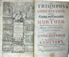 LAW  REYNOLDS, JOHN. The Triumphs of Gods Revenge, against the Crying and Execrable Sin of Murther . . . Sixth Edition.  1679